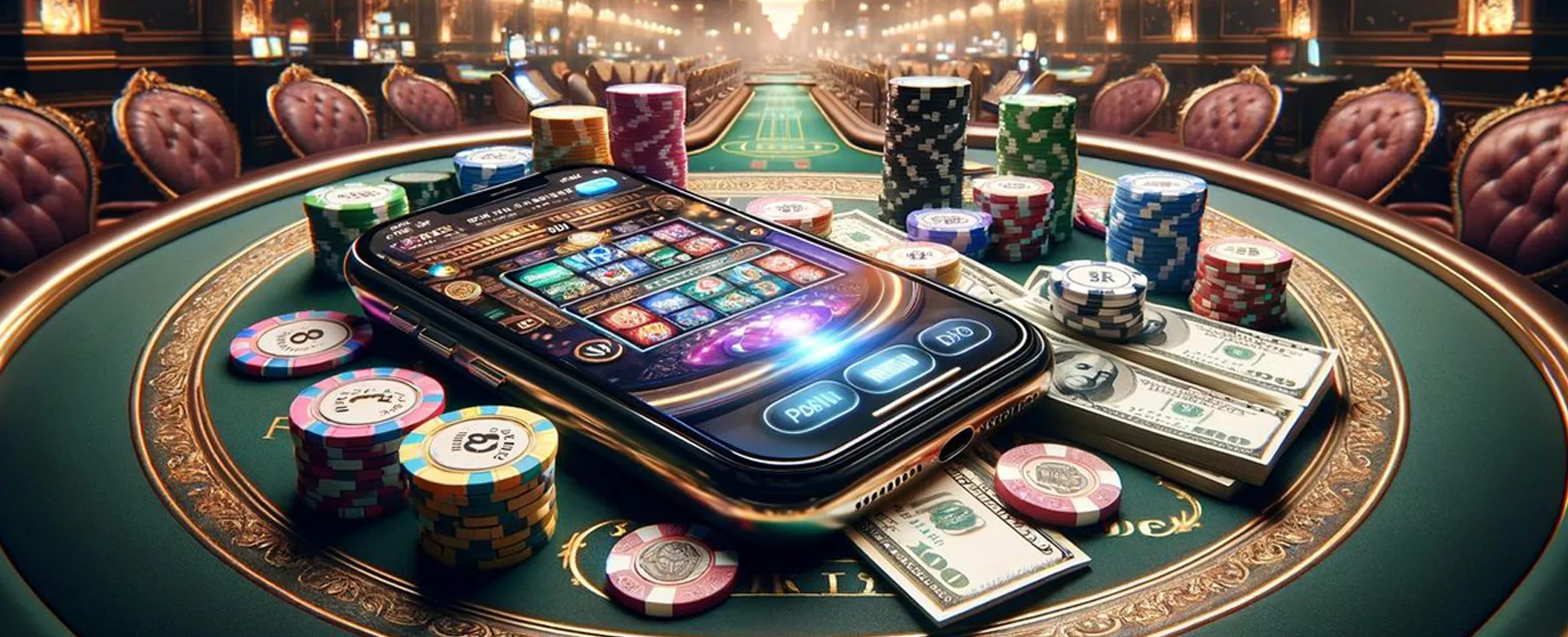 Legit Online Casino Platform with Golden Accents