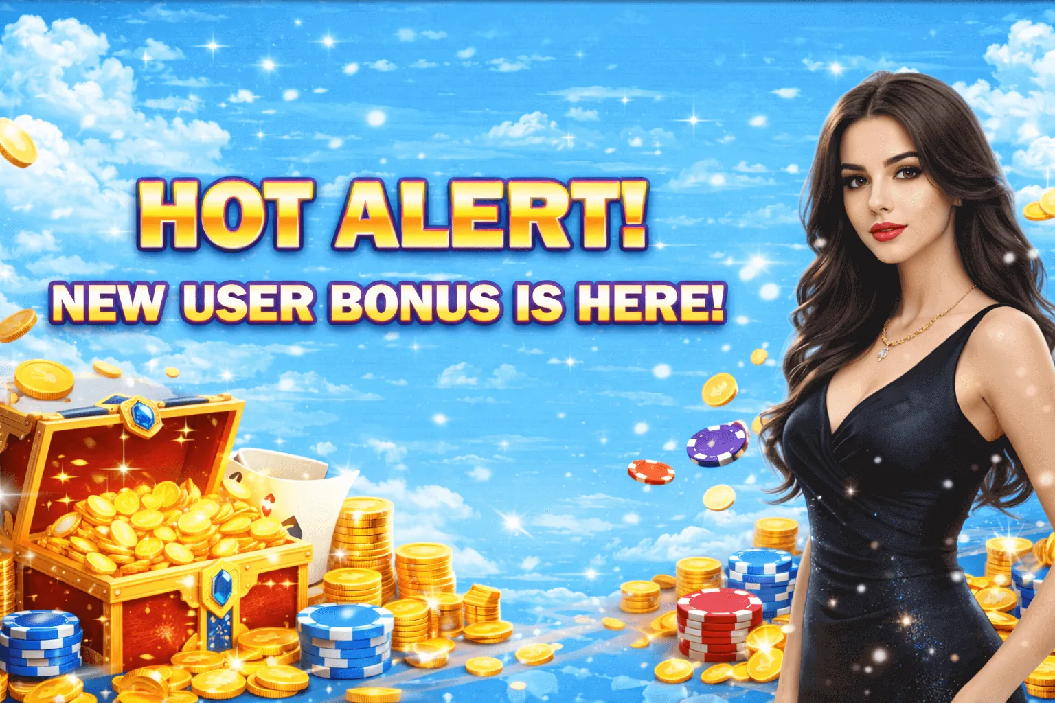 A person's hand holding a magnifying glass over a laptop screen, with elements like a license certificate, review stars, and a chat bubble, symbolizing the process of verifying a legitimate online casino.
